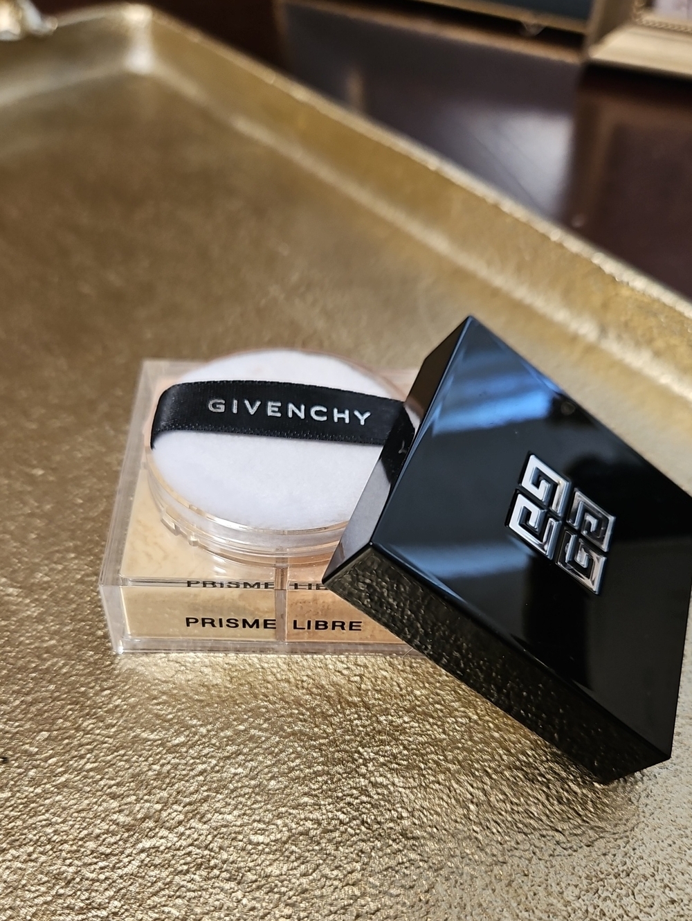Givenchy Prisme Libre Loose Powder Compact - Black & Clear Small Size